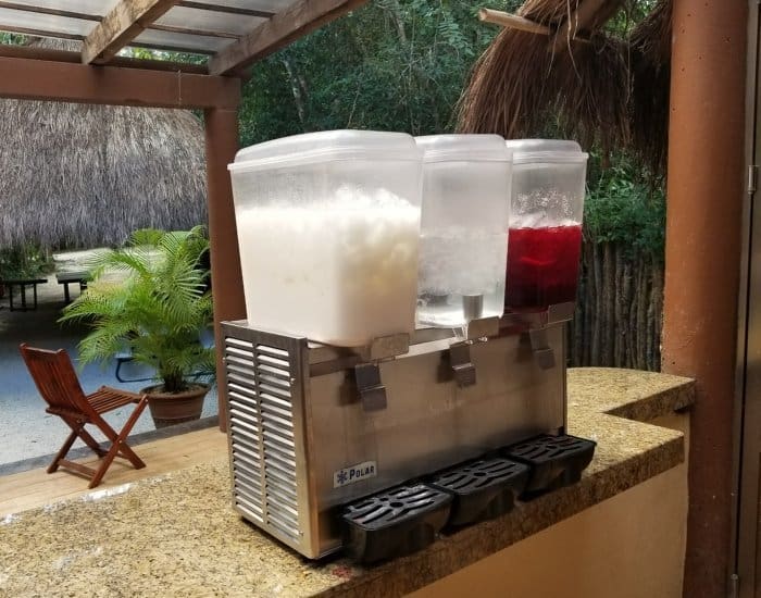 Rio Secreto drink choices