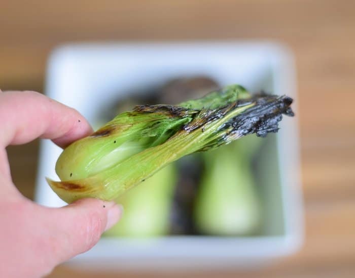 Grilled bok choy recipe