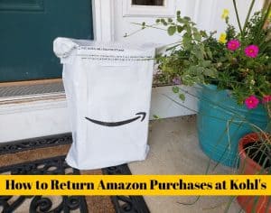 How to Return Amazon Purchases at Kohl's