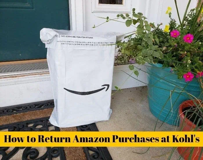 How to Return Amazon Purchases at Kohl's