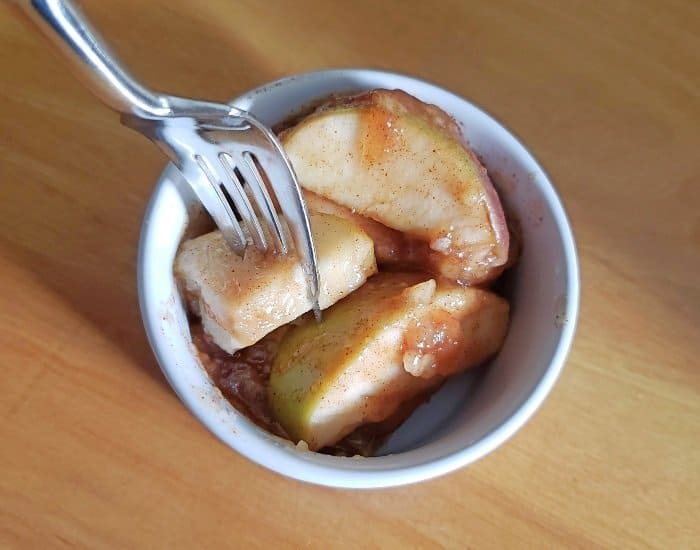 Simple apple cinnamon snack