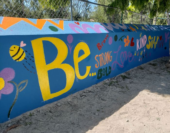Sandals Foundation mural