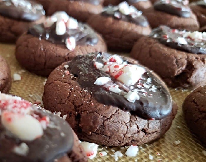 Candy cane cookies