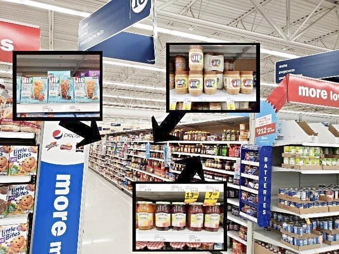 Peanut butter and jelly at Meijer