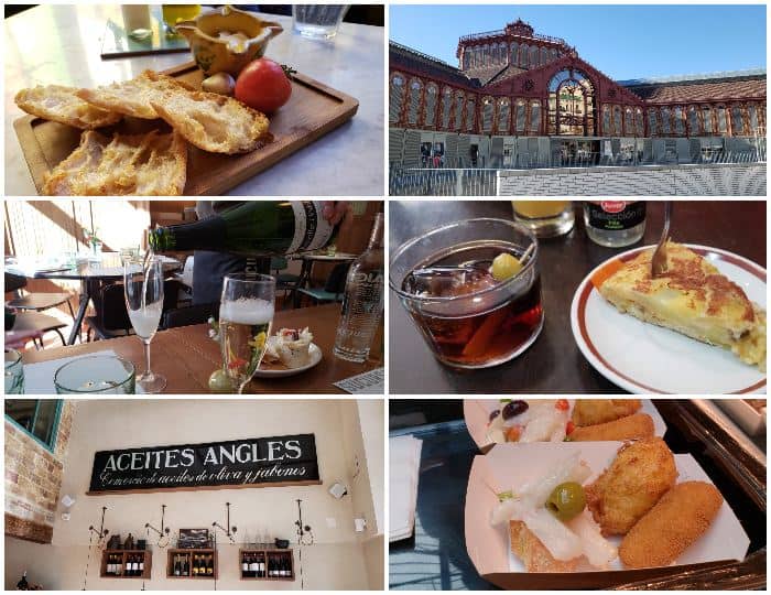 Food samples from Barcelona Eat Local