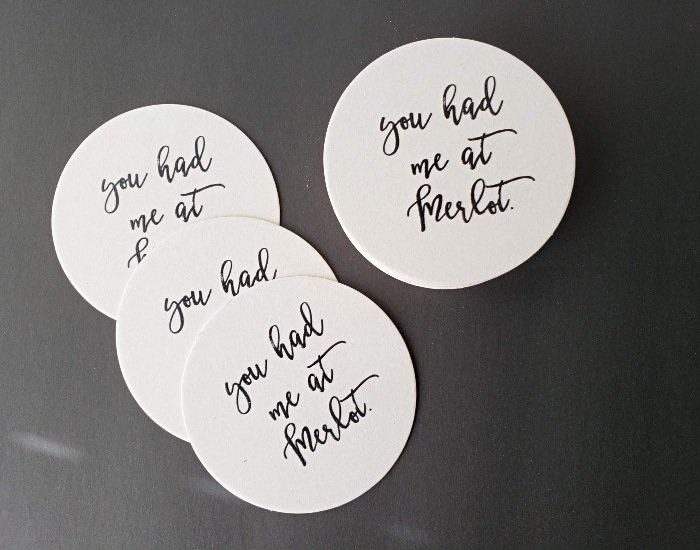 Wine coasters
