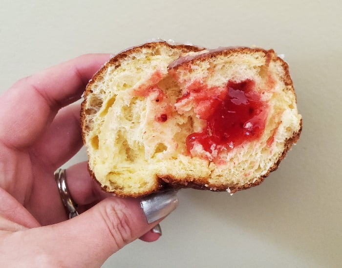 Petes not well filled paczki