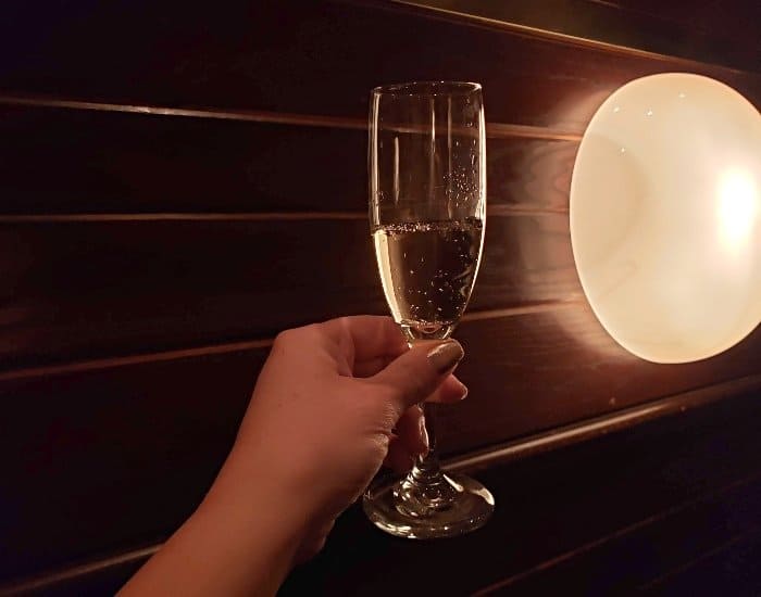 Palm Court champagne