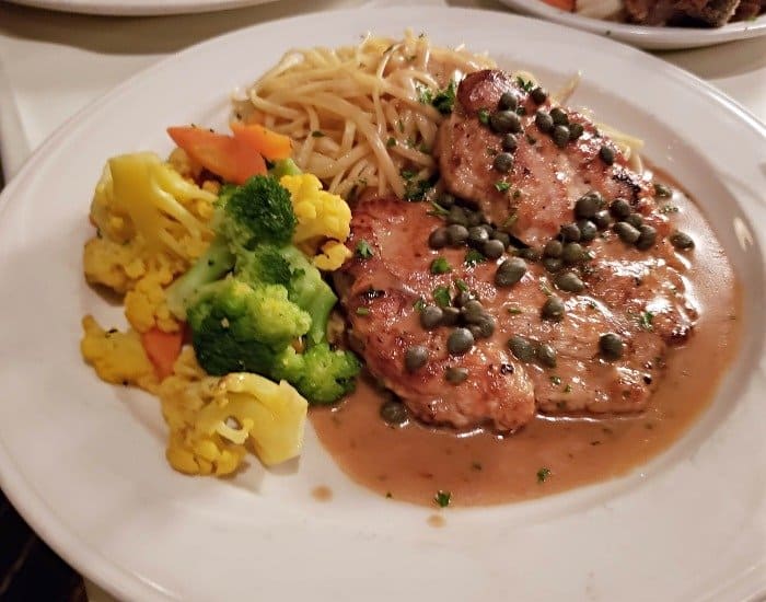 Palm Court chicken piccata