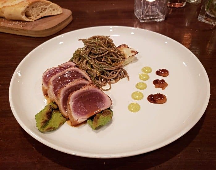 Asian Tuna Loin entree