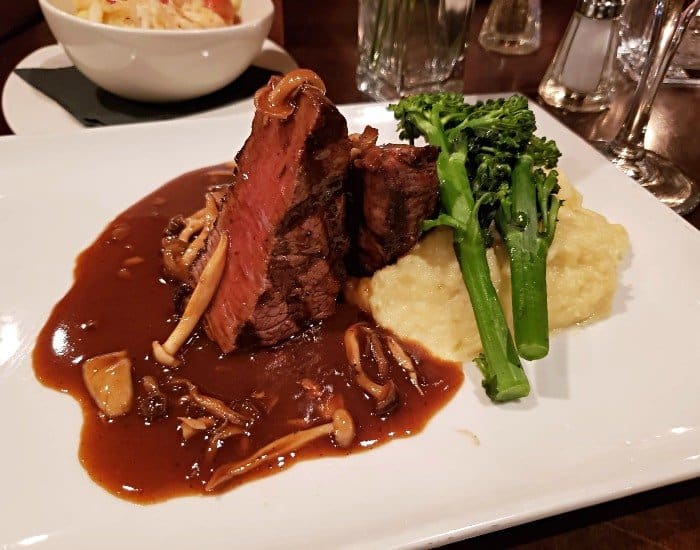 Filet of beef at BlueFin