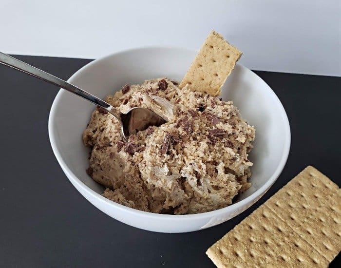 Scoop of edible cookie dough