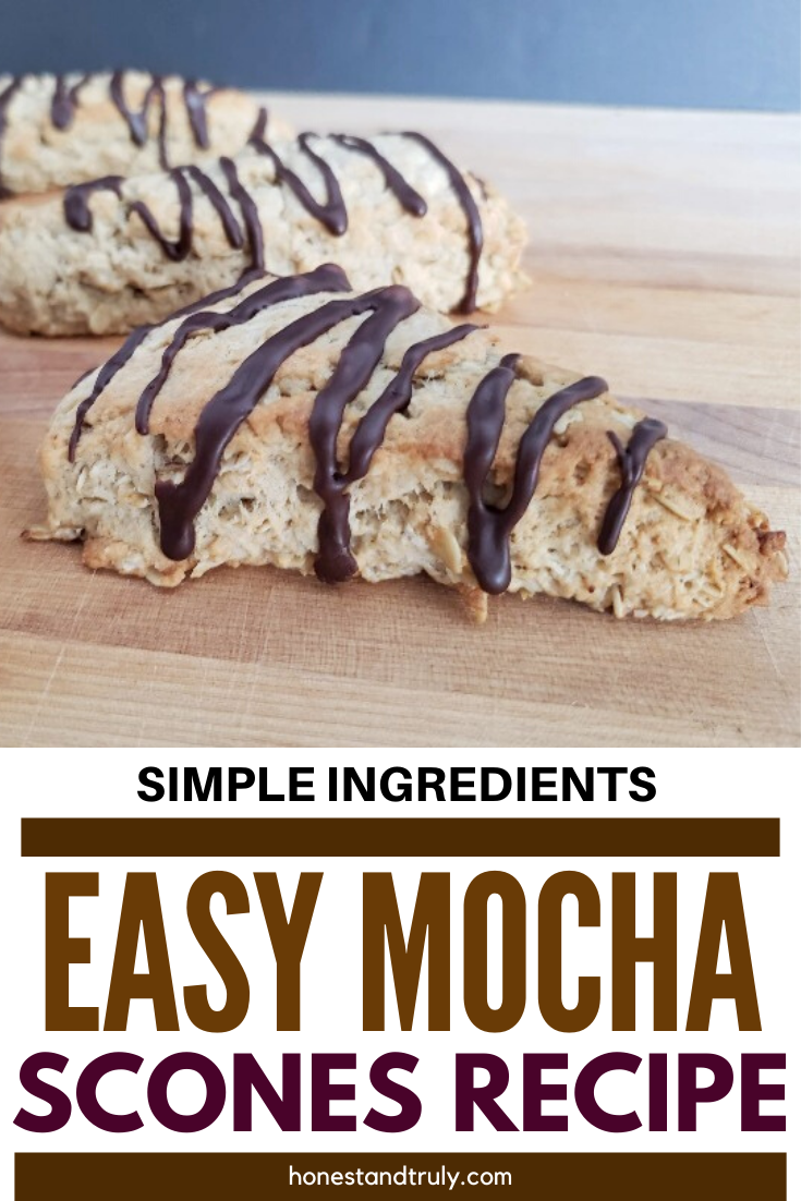 Simple mocha scones