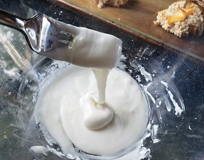 Make glaze thick