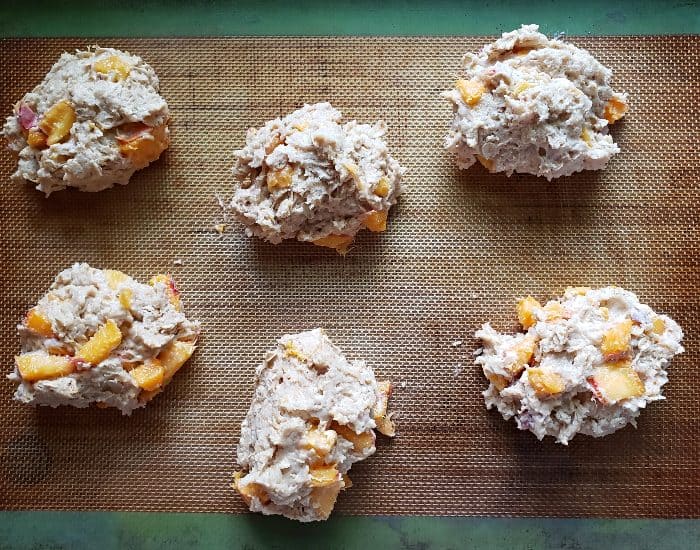 Space scones on mat