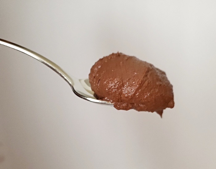 Chocolate ganache spoon