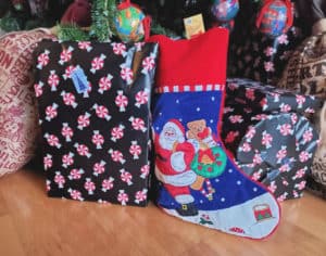 Stocking under the tree