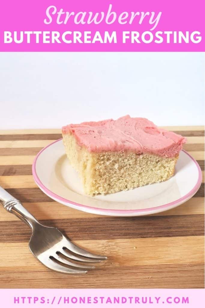 Strawberry buttercream