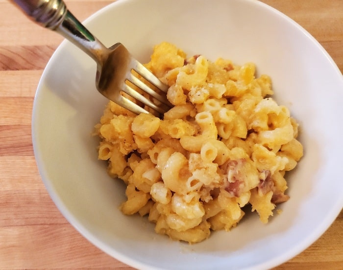 Kid friendly homemade mac and cheese