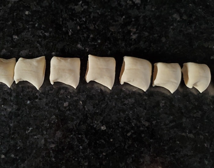 Cut into bite size pieces