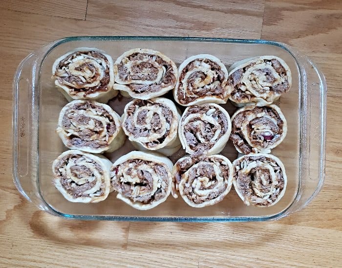 Pork bum buns ready to rise