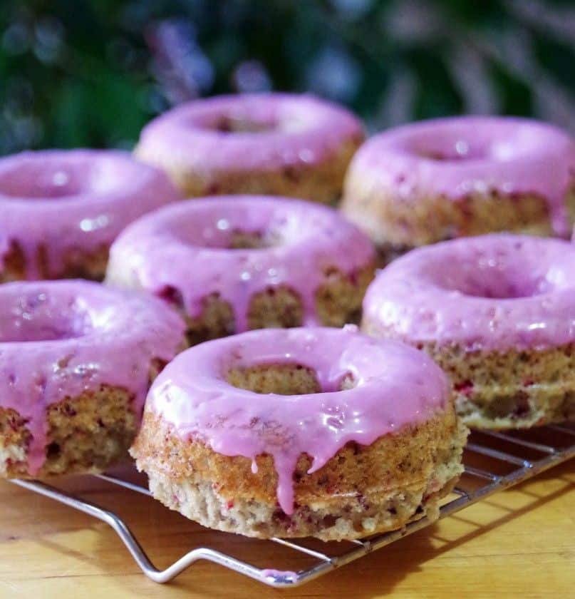 Cranberry Almond Donuts