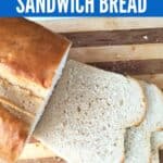 This recipe makes the most delicious soft and fluffy traditional white bread. If you're looking for a homemade sandwich bread to try, this is the one to make. This five ingredient recipe is perfect for toast for breakfast or sandwiches for lunch.