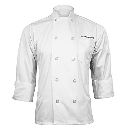 Image of a personalized chef's jacket.
