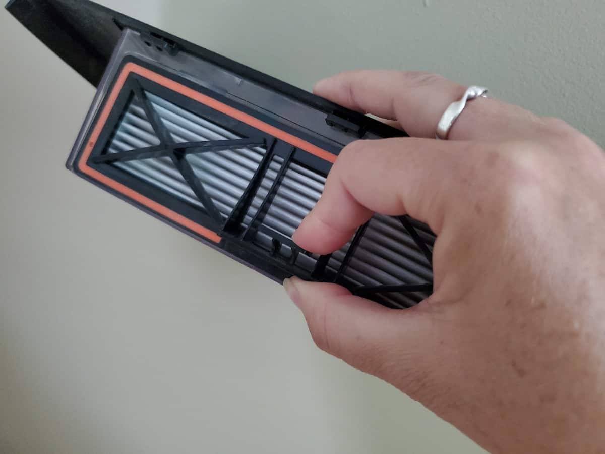 Removing the filter of the D10.