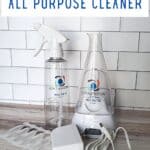 Force of Nature starter kit products shown on a counter with text best no toxin all purpose cleaner.