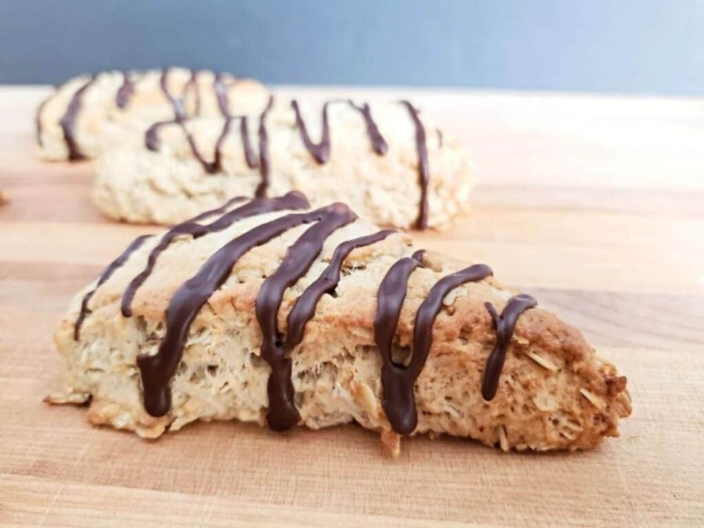 Image shows mocha scones recipe.