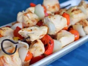 Image shows lemon marinated chicken recipe.