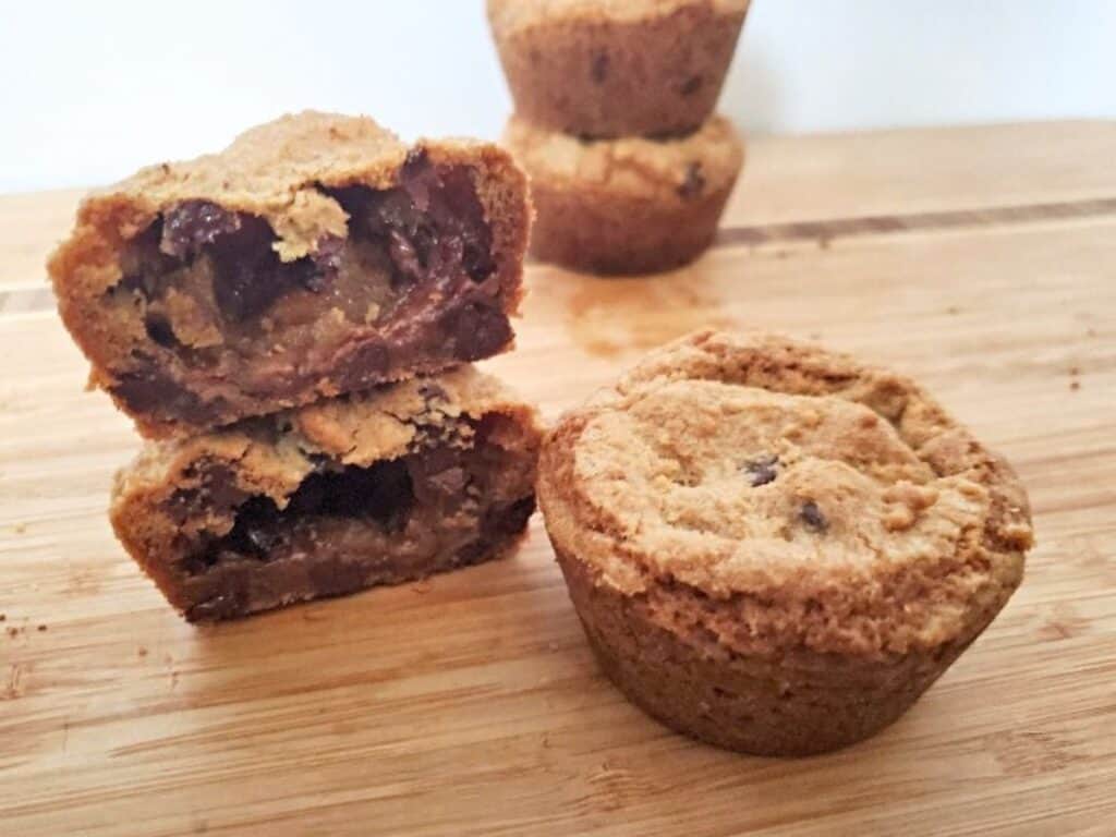 Image shows easy to make candy stuffed cookies.