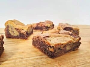 Image shows irresistible candy cookie brownies.