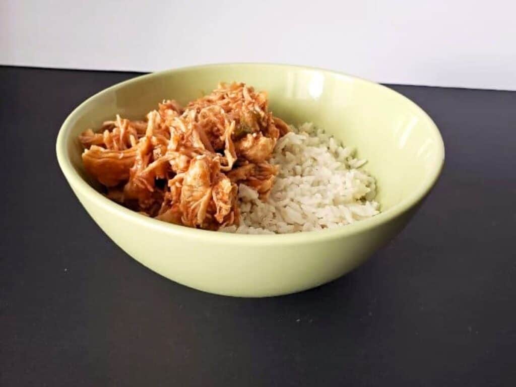 Image shows delicious tomato lime chicken.