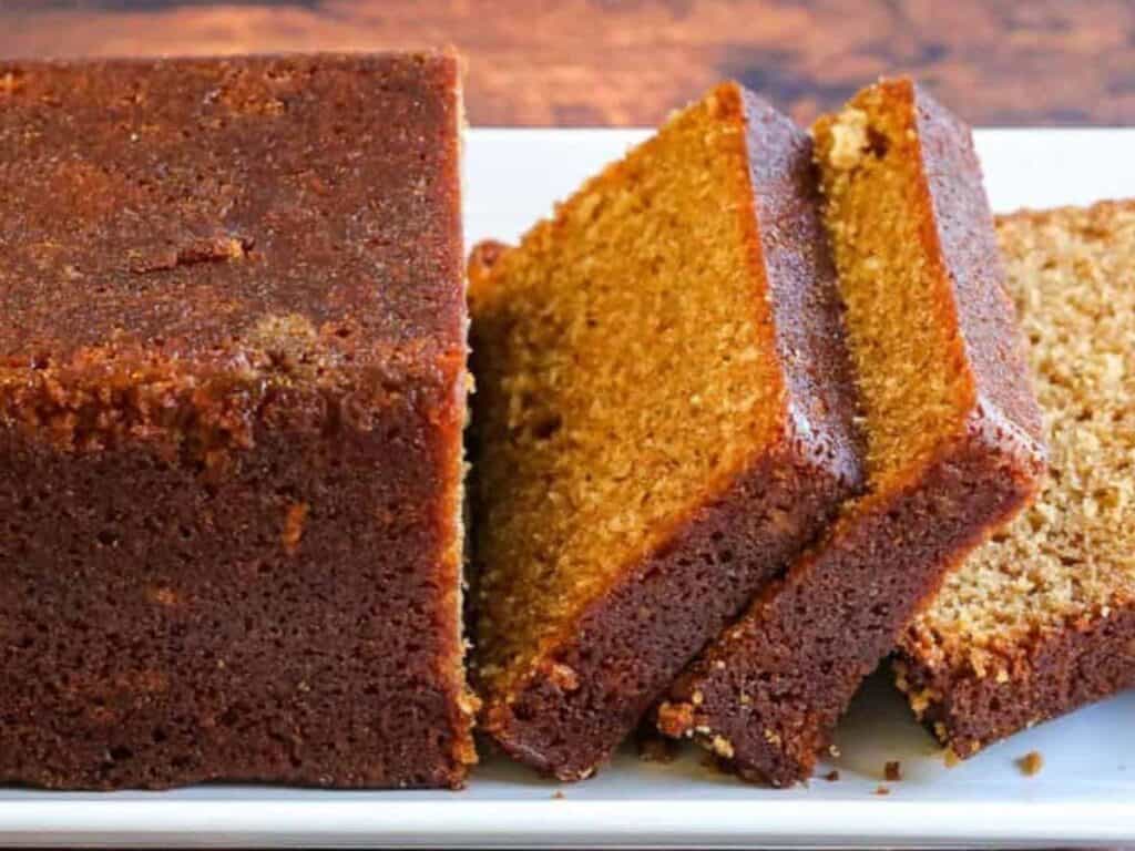 Image shows honey cake recipe.