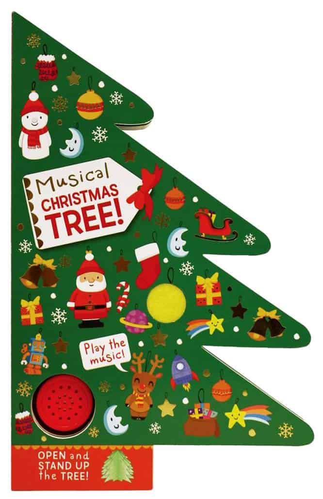 Image shows the front cover of Musical Christmas Tree.