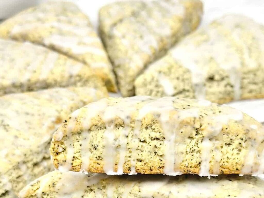 Image shows easy to make Earl Grey scones.