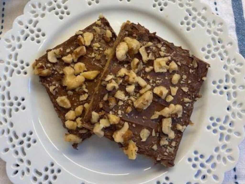 Image shows yummy toffee cookies.