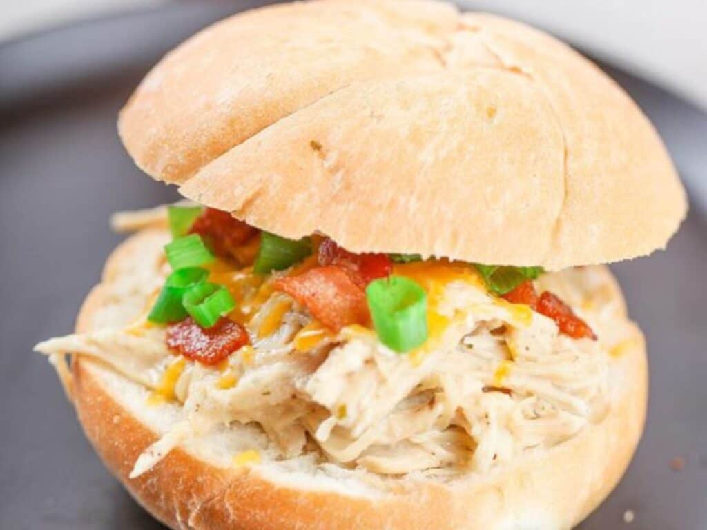 Image shows tasty crack chicken.