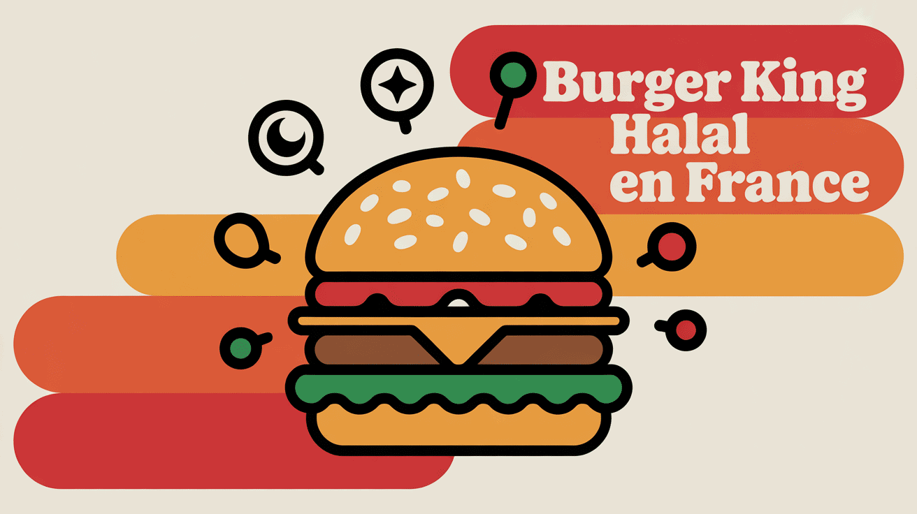 illustration burger king halal france
