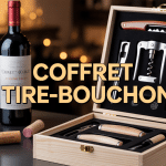 coffret tire bouchon élégant avec accessoires