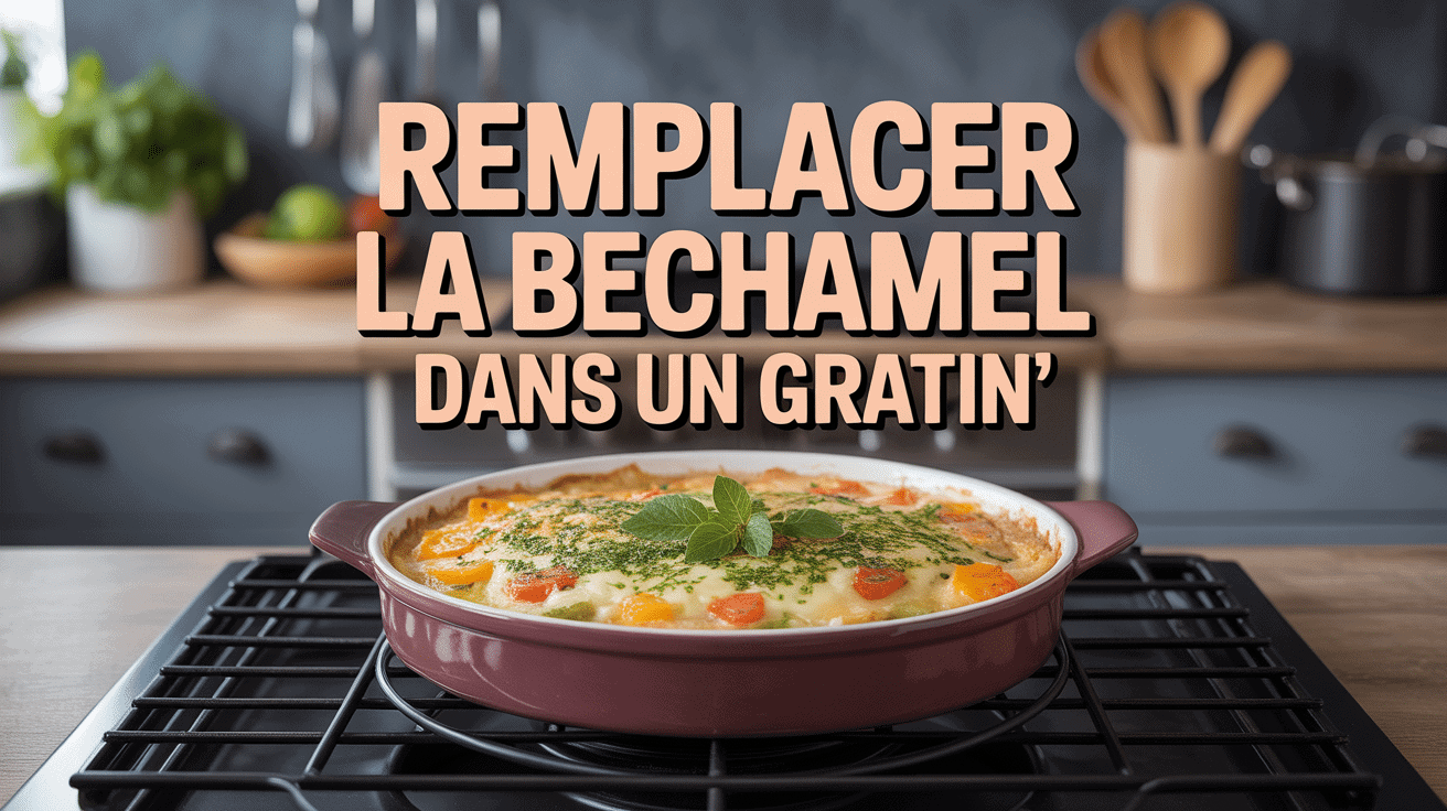 par quoi remplacer la béchamel dans un gratin gratiné aux légumes