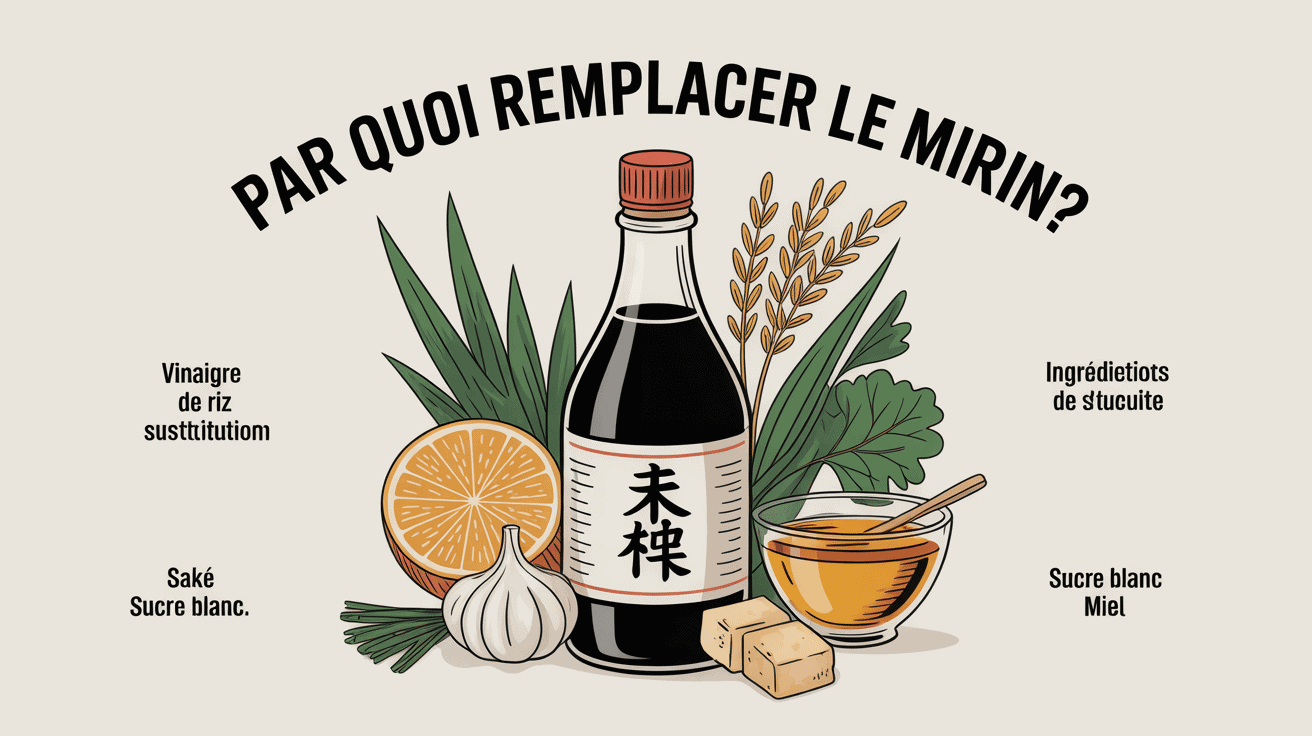 Par quoi remplacer le mirin en cuisine illustration ingrédients