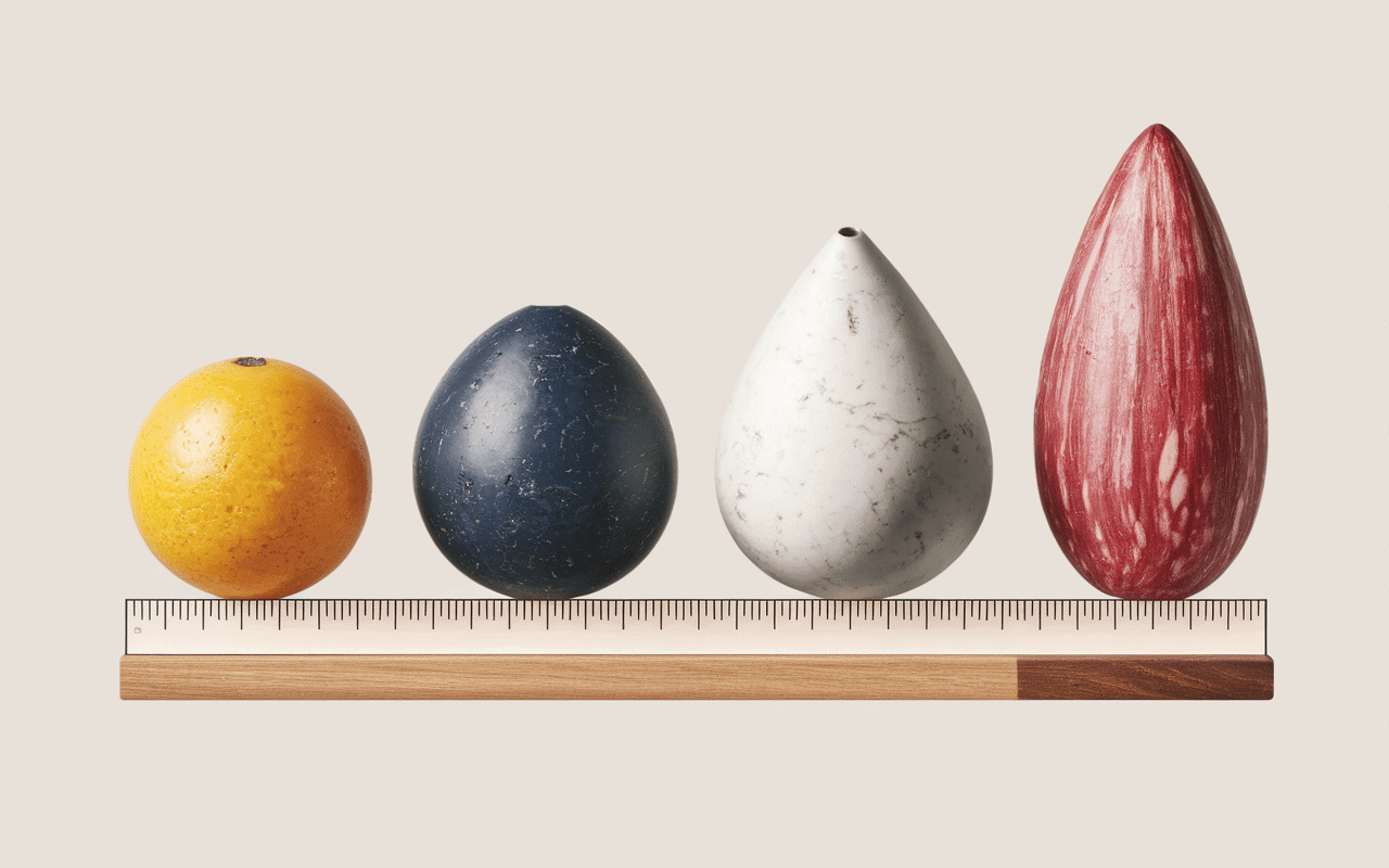 Poids poireau différentes tailles illustration