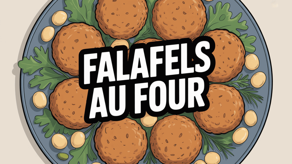 recette falafel au four plateau falafels dores