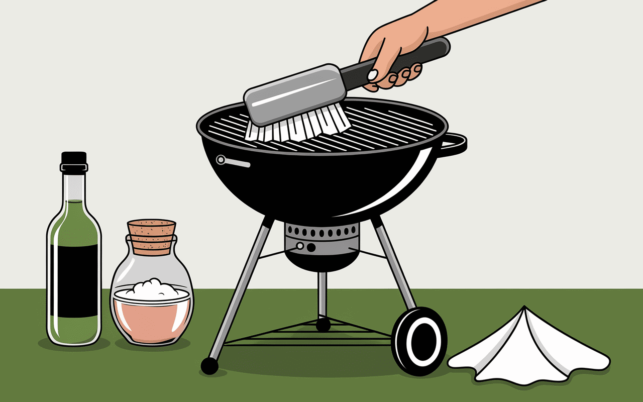 Rouille grille barbecue danger nettoyage naturel