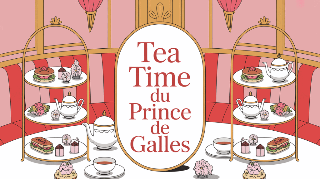 tea time prince de galles service à thé art déco