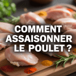 Poulet assaisonné doré avec épices et herbes