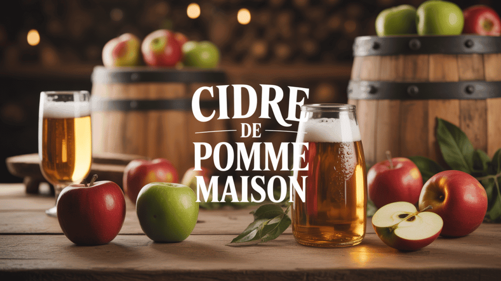 comment faire du cidre de pomme image scene rustique